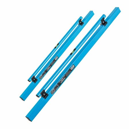 OX TOOLS Bundle of 2 Concrete Screeds 6ft & 8ft Screed, 72in Screed & 96in Screed OX-SCREED-2KIT